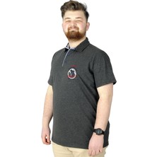 ModeXL  Büyük Beden T-Shirt Polo 73 22332 Antrasit