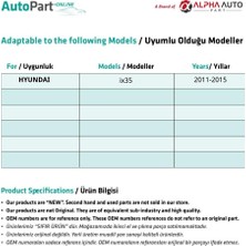 Alpha Auto Part Hyundai IX35 Için Arka Cam Tamir Seti-Sağ-Sol-Set