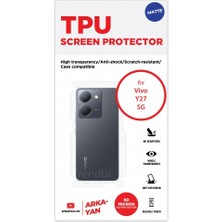 Wrapsol Vivo Y27 5g Mat Arka ve Yan Koruyucu Tpu Film