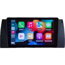 Conio Bmw E39 Android Sürüm 13 Kablosuz Carplay Navigasyon Multimedya 9 Inç Ekran 2gb Ram 32GB Rom Hafıza