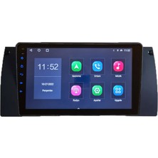 Conio Bmw E39 Android Sürüm 13 Kablosuz Carplay Navigasyon Multimedya 9 Inç Ekran 2gb Ram 32GB Rom Hafıza
