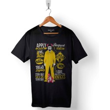 Kendim Seçtim Breaking Bad Apply Respect Baskılı Tişört  T-Shirt