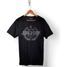 Kendim Seçtim Bts Bangtan Boys Junkook 97 Logo Baskılı Tişört  T-Shirt