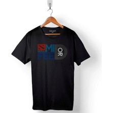 Kendim Seçtim Mıd Or Feed Dota 2 Dota2 Logo Baskılı Tişört  T-Shirt