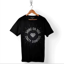 Kendim Seçtim Shine On You Crazy Diamond Adesıvo Pink Floyd Baskılı Tişört  T-Shirt