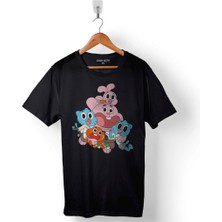 Kendim Seçtim The Amazing World Of Gumball Baskılı Tişört  T-Shirt