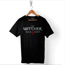 Kendim Seçtim The Witcher Avatar Wild Hunt Online Oyun Wolf Baskılı Tişört  T-Shirt