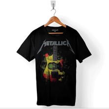 Kendim Seçtim Metallica Kirk Ouija Board Guitar Rock Gitar Baskılı Tişört  T-Shirt