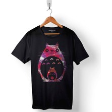 Kendim Seçtim Totoro My Neighbor Owl Baykuş Fıshing Baskılı Tişört  T-Shirt