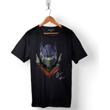 Kendim Seçtim Transformers Optimus Prime Logo Decepticon Baskılı Tişört  T-Shirt