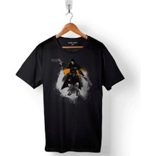 Kendim Seçtim Overwatch Reaper Heroes Steam Logo Baskılı Tişört  T-Shirt