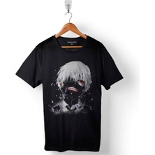 Kendim Seçtim Tokyo Ghoul Kaneki Anime Manga Baskılı Tişört  T-Shirt
