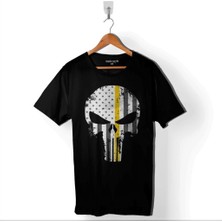 Kendim Seçtim The Crazy Punisher Cezalandırıcı Frank Castle Baskılı Tişört Unisex T-Shirt