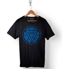 Kendim Seçtim Arc Reactor Iron Man Demir Adam Baskılı Tişört Unisex T-Shirt