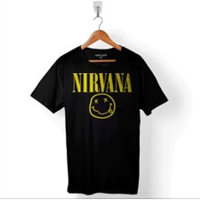 Kendim Seçtim Nirvana Hanson Müzik Grubu Logo Nirvana Music Grou Baskılı Tişört Unisex T-Shirt