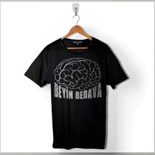 Kendim Seçtim Beyin Bedava Attım Hafızaya  Okul Ders Sınav Baskılı Tişört Unisex T-Shirt