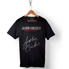 Kendim Seçtim Justin Bieber 1994 Imzası Signature Baskılı Tişört Unisex T-Shirt