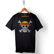 Kendim Seçtim One Piece Straw Hat New World Computer Baskılı Tişört Unisex T-Shirt