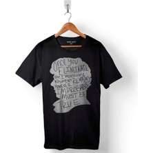 Kendim Seçtim Sherlock Holmes Inspired Silüet Baskılı Tişört Unisex T-Shirt