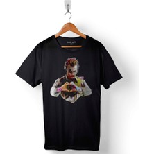 Kendim Seçtim Batman Kara Şovalye Joker My Heart Betmen Baskılı Tişört  T-Shirt