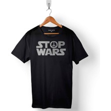 Kendim Seçtim Stop Wars Star Yıldız Savaşları Peace Barış Sembolü Baskılı Tişört  T-Shirt