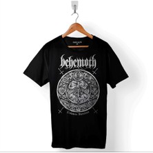 Kendim Seçtim Ben Sahar Behemoth Metal Rock Kuru Kafa Skull Baskılı Tişört  T-Shirt