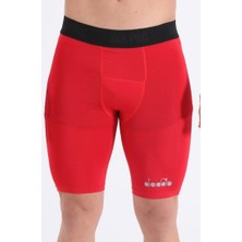 Diadora Flatron Pro Kısa Tayt Kırmızı