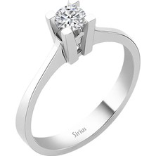 Sirius Pırlanta F Renk 0,28 Karat Pırlanta Tektaş Yüzük 0415R0107