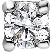 Sirius Pırlanta F Renk 0,10 Karat Pırlanta Tektaş Erkek Küpe 0410E0027