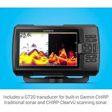 Garmin Striker Vivid 7cv, 7-Inch Renkli Balık Bulucu (010-02552-00)