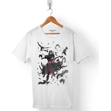 Kendim Seçtim Naruto Nanatsu Itachı Crow Karga Erkek Tişört