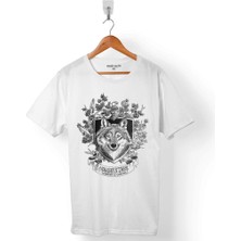 Kendim Seçtim Game Of Thrones The Kıng And The Whıte Wolf Erkek Tişört