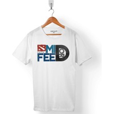Kendim Seçtim Mıd Or Feed Dota 2 Dota2 Logo Erkek Tişört
