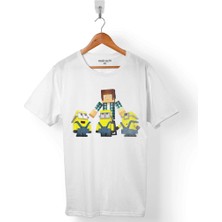 Kendim Seçtim Mınecraft Mınıons Minyonlar Mınıoncraft Erkek Tişört
