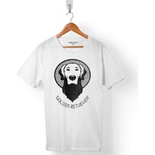 Kendim Seçtim Golden Retrıever Dog Köpek Kafa Erkek Tişört