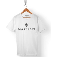 Kendim Seçtim Maseratı Logo Black Erkek Tişört
