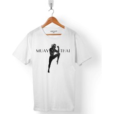 Kendim Seçtim Muay Thaı Tayland Boksu Word Wıth Fıght Erkek Tişört