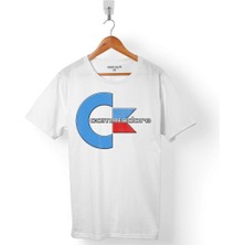 Kendim Seçtim Commodore 61 C64 Logo Antika Bilgisayar Erkek Tişört
