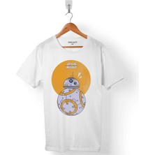 Kendim Seçtim Star Wars Bb-8 Bb8 Fathead Erkek Tişört