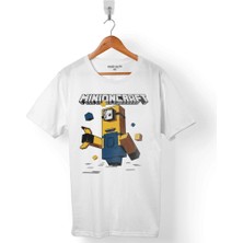 Kendim Seçtim Mınecraft Mınıons Minyonlar Mınıoncraft Erkek Tişört