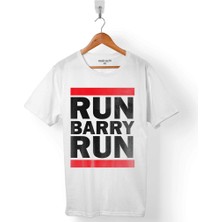 Kendim Seçtim Run Barry Run Flash Star Erkek Tişört