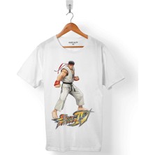 Kendim Seçtim Ryu Street Fıghter Sokak Dövüşü Erkek Tişört