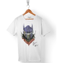 Kendim Seçtim Transformers Optımus Prıme Logo Deceptıcon Erkek Tişört
