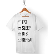 Kendim Seçtim Eat Sleep Bts Repeat Only By Dexta Bangtan Boys Erkek Tişört