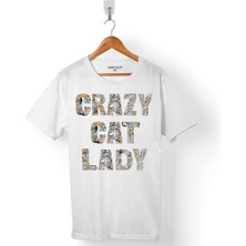 Kendim Seçtim Crazy Cat Lady Çılgın Kedi Erkek Tişört