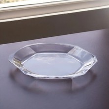 Paşabahçe Nude Reflection Cam Kristal Servis Tabağı Sunumluk ve Kase Seti 7 Parça