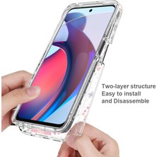 Pc Frame + Tpu Motorola Moto G Stylus 5g (2023) Telefon Kasası, Desen Baskı Net Telefon Kapağı (Yurt Dışından)