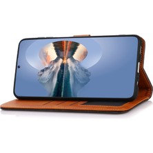 Motorola Edge 40 5g Telefon Stand Kapağı Cowhide Doku Cüzdan Şok Geçirmez Pu Deri Kabuk (Yurt Dışından)