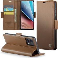 Motorola Moto G Stylus 5g (2023) Stand Cüzdan Telefon Kılıfı Rfıd Engelleme Telefon Deri Kapağı (Yurt Dışından)