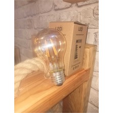 Edison A60 4 W Rustik Ampul